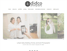 Tablet Screenshot of didcophotography.com